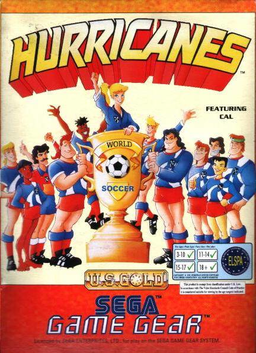 Hurricanes box art for Sega Game Gear